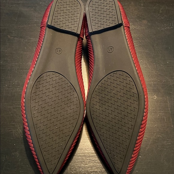 *NIB* Tingrise Red Knit Ballet Flat - Picture 6 of 7